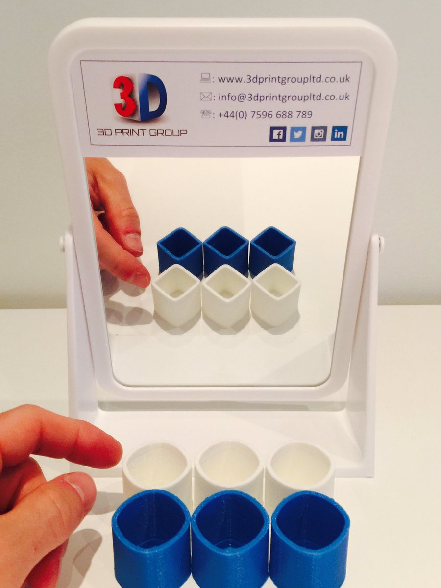 We tried our hand at the #AmbiguousCylinderIllusion... Enjoy! #3dprinting #education #FridayFeeling