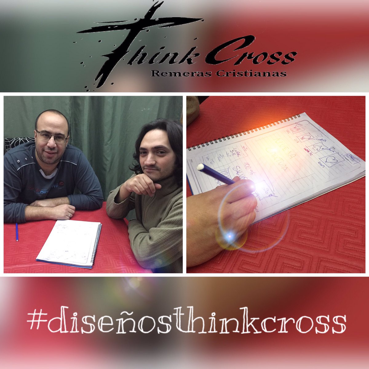 thinkcrossok's tweet image. Diseñando!! Se vienen nuevas remeras!! Muy pronto!!!
😀👍🏻💥✨💡
#momentocreativo #remerascristianas