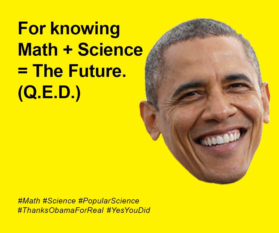ThxObama4Real's tweet image. For Science+Technology=The Future  (Q.E.D.) #PopularScience #ThanksObamaForReal #YesYouDid po.st/87twPk