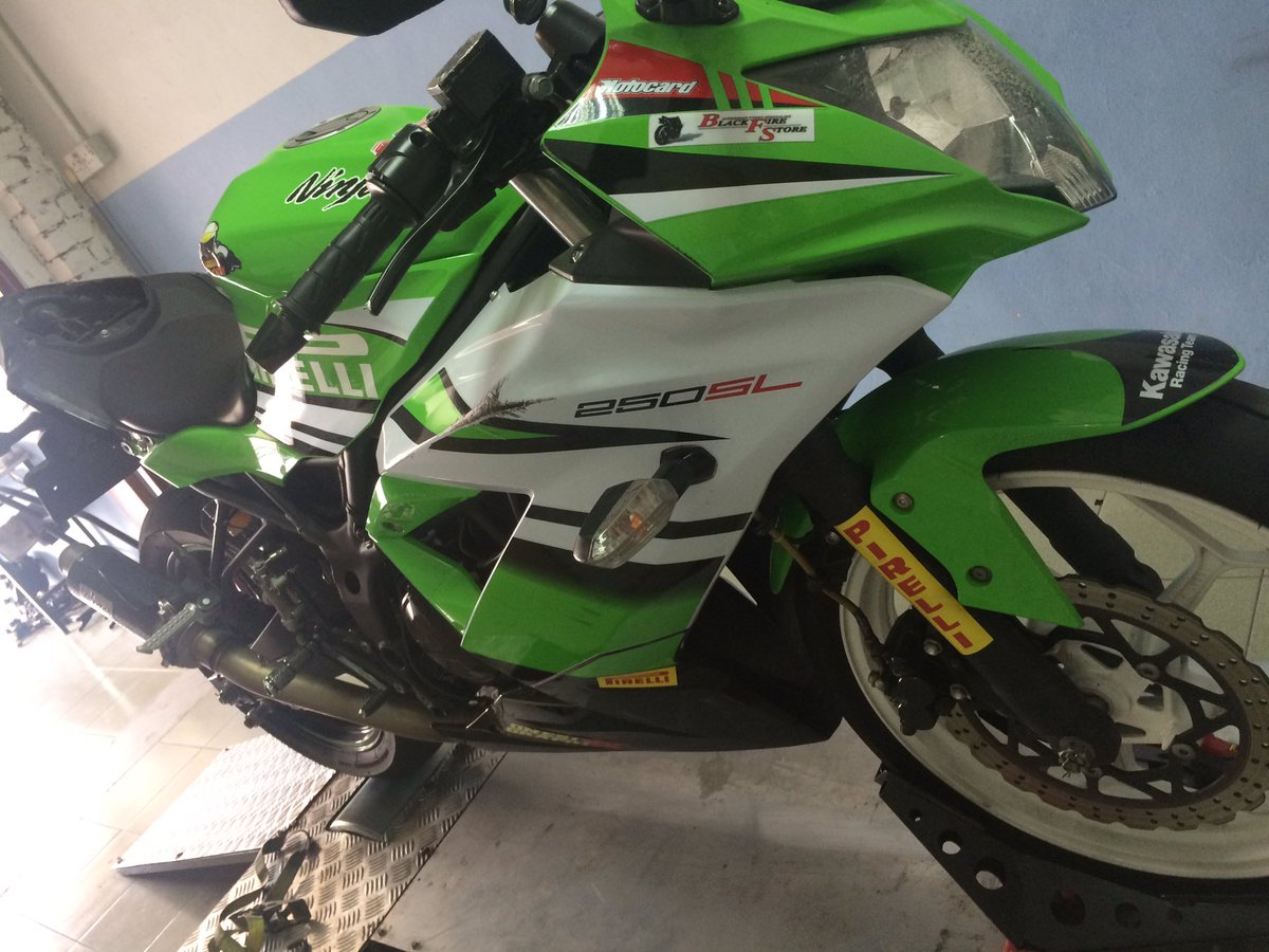 apttuning's tweet photo. Kawasaki 250SL Apitech Tune. https://t.co/OZdDpp3QQd