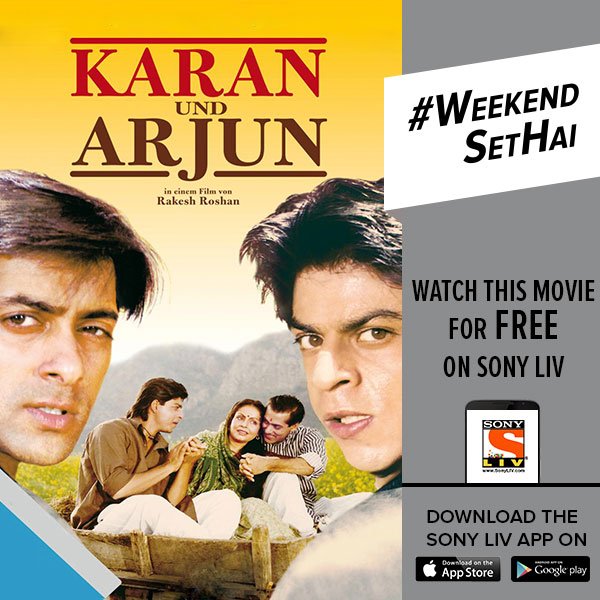 SonyLIV's tweet photo. Celebrate Eid watching movies of ,@iamsrk and @BeingSalmanKhan on @SonyLIV. #WeekendSetHai
https://t.co/W8pRRtzVAh https://t.co/6joRFWlCeG