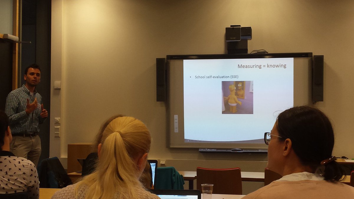 VanlommelK's tweet photo. How valid is school self-evaluation? @jfaddar #earli #JURE2016 #edubron https://t.co/cMJ5POxQ7v