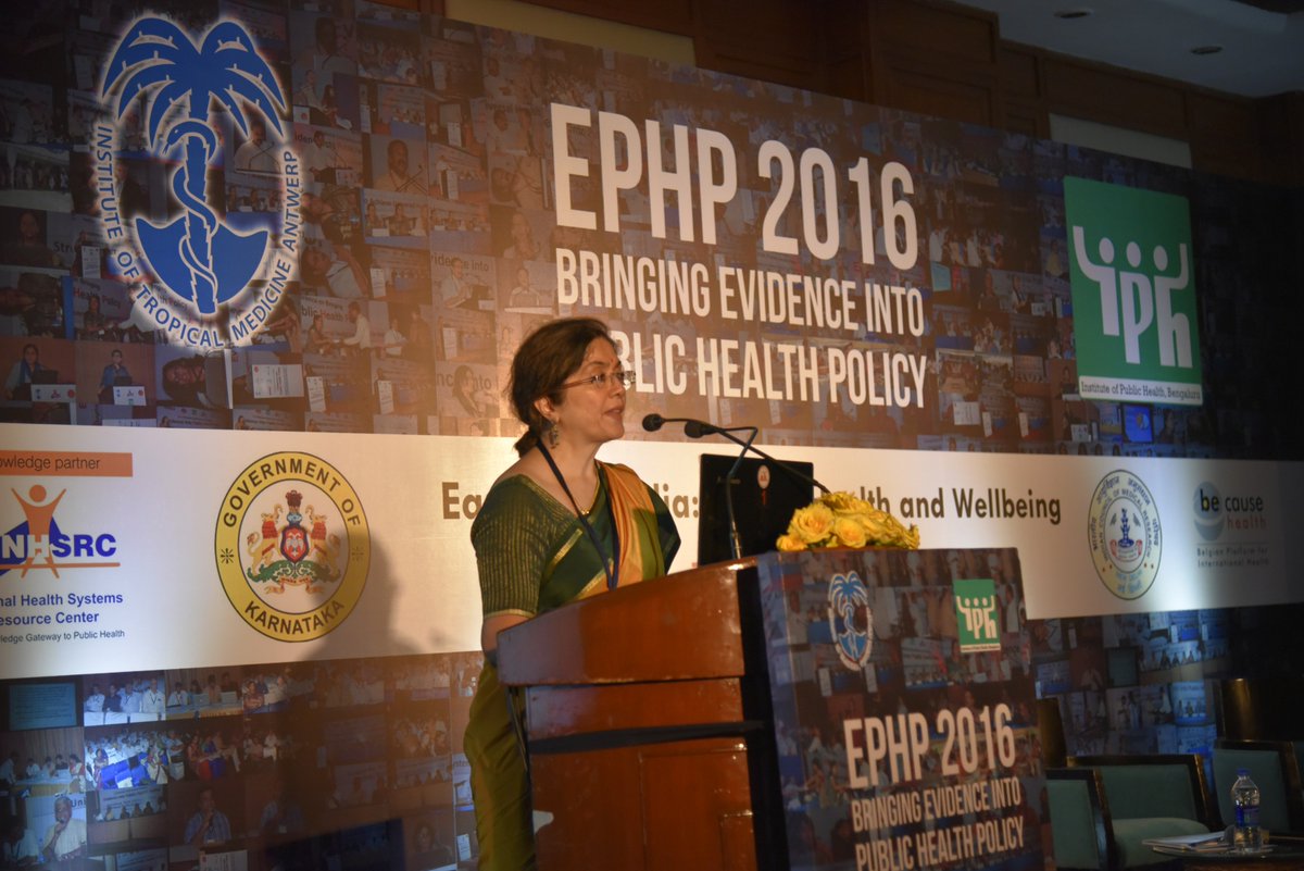 iphindia's tweet photo. #IntersectoralResearch to understand interplay of #socialdeterminants, says Shreelata Rao @azimpremjiunive #EPHP2016 https://t.co/TfMe96FBRy