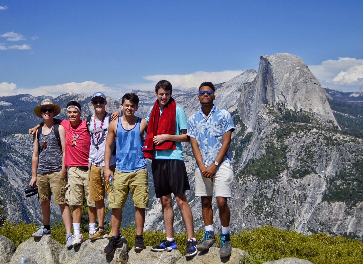 TheSquade's tweet photo. Squade Ft half dome https://t.co/D2gLrJq0EI
