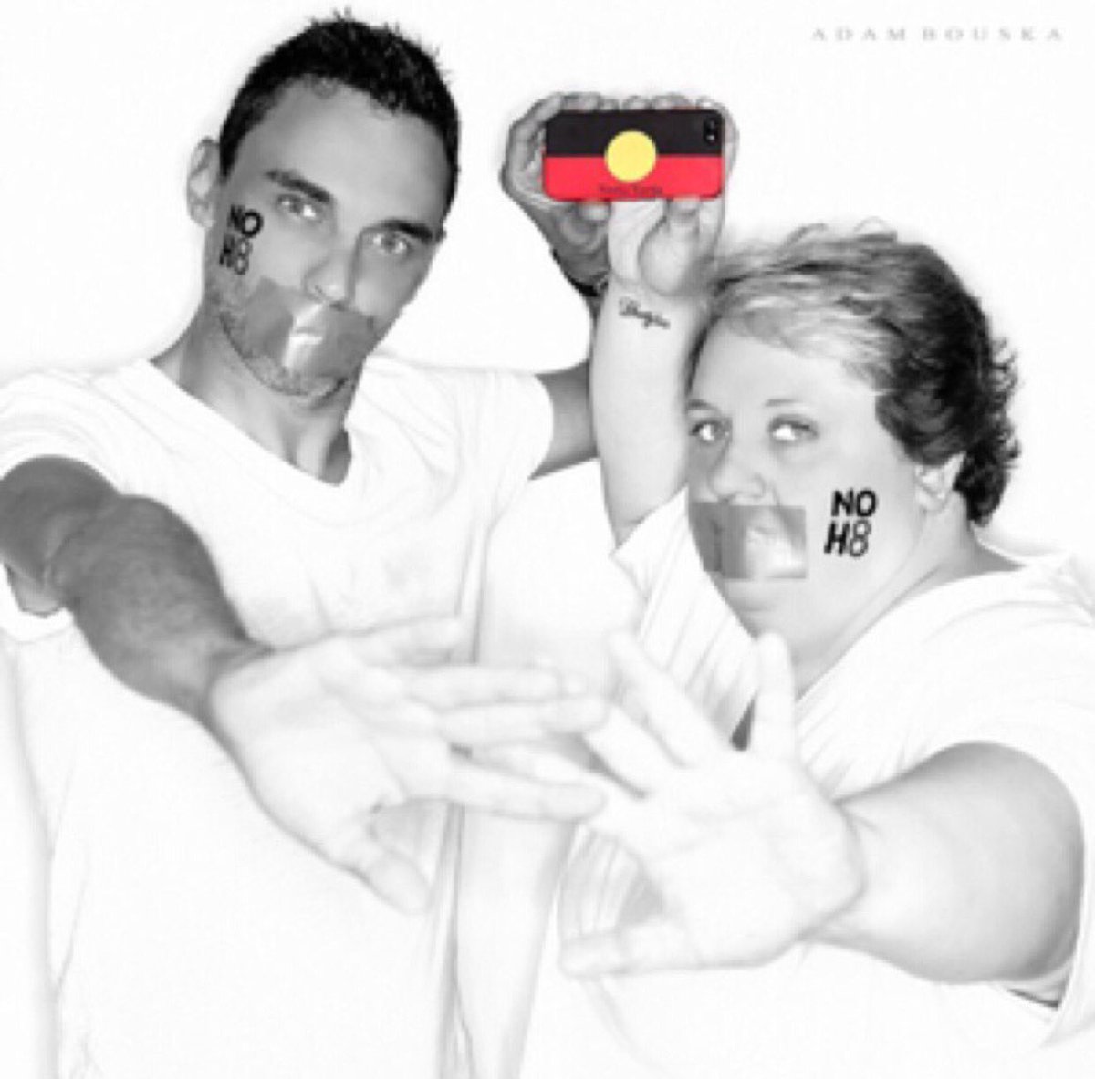 Happy #NAIDOC Week #Aboriginal #Australia #YortaYorta #Gunditjmara #NOH8 ⚫️☀️🔴