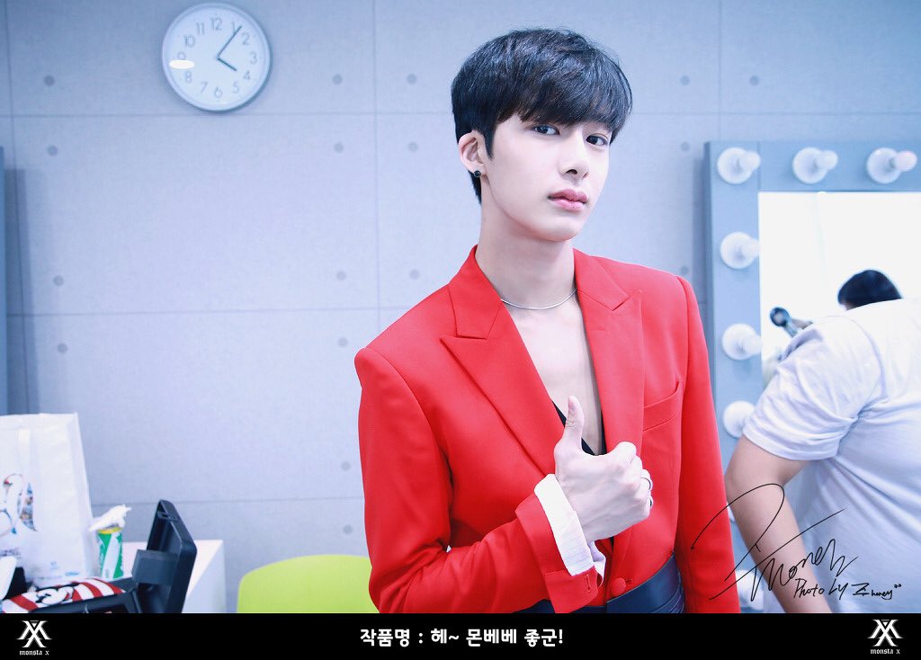 MONSTAXINTL's tweet photo. #MONSTA_X Photo by Jooheon @ Fancafe (2) https://t.co/SaJsWuIDCH