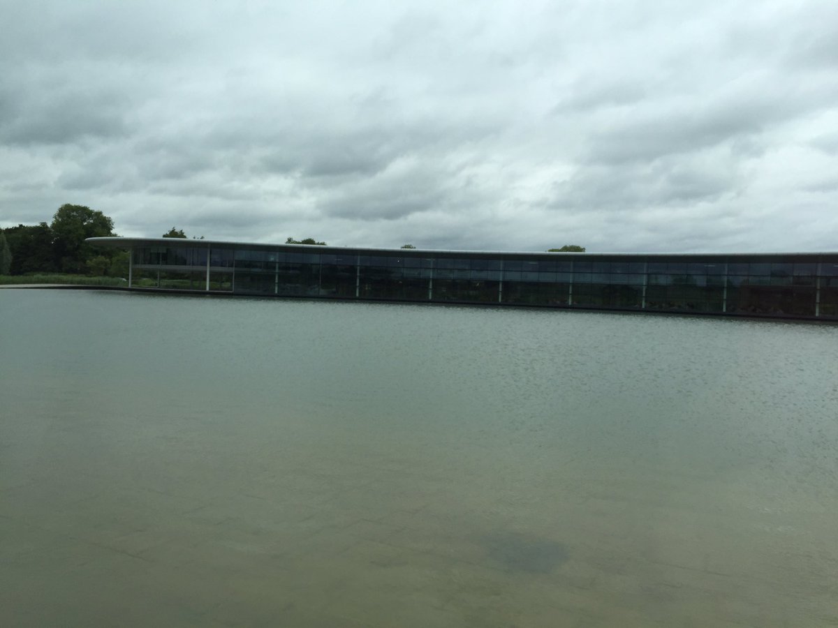 Nauckas's tweet image. Cool morning checking out @McLarenF1's "Mission Control" at the MTC during #BritishGP FP1.