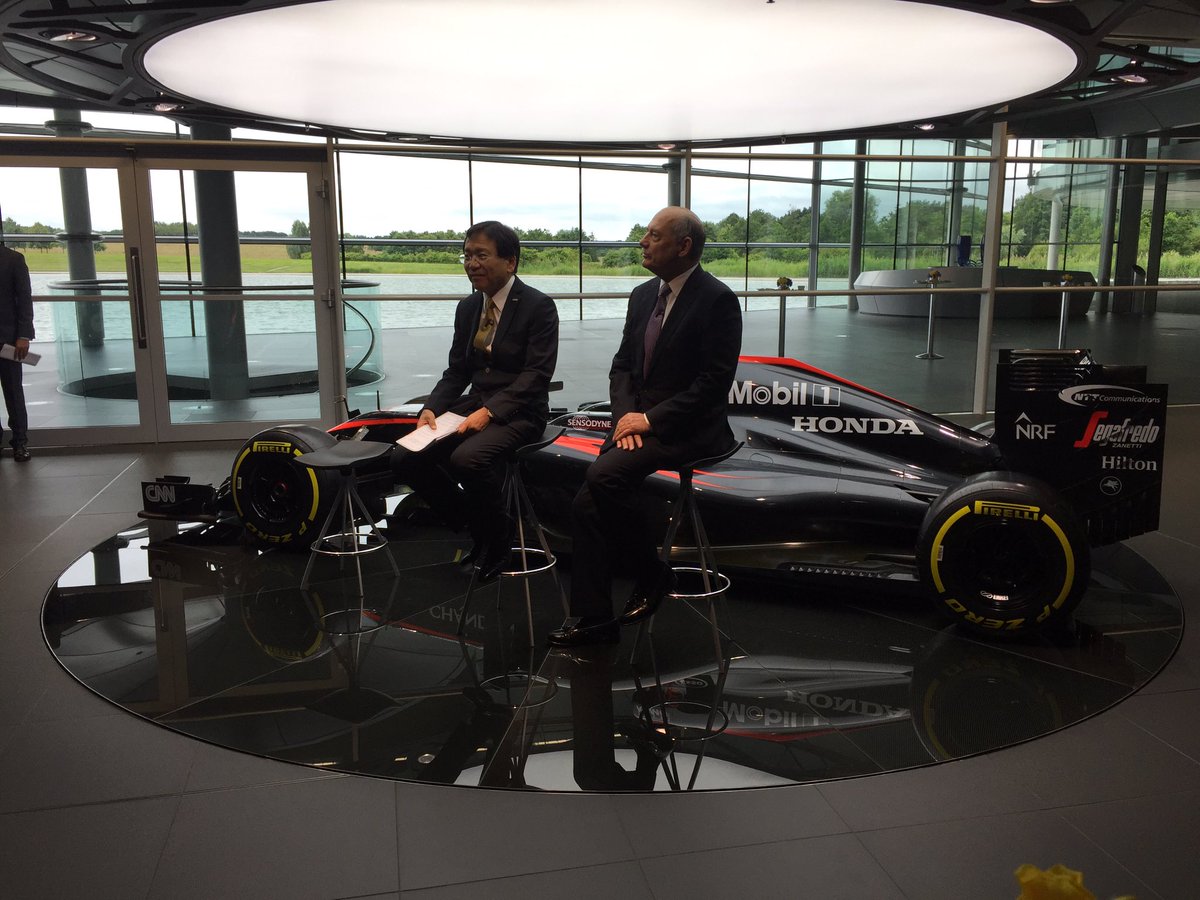 Nauckas's tweet image. Cool morning checking out @McLarenF1's "Mission Control" at the MTC during #BritishGP FP1.