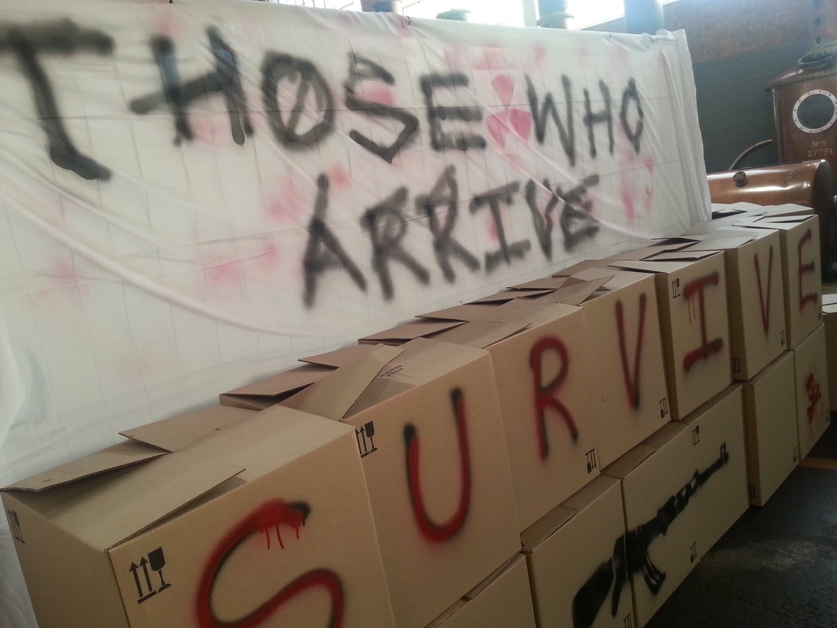 FSecureLabs's tweet photo. The teams for #hackfuza arrived seeking safe refuge, but the infection has spread https://t.co/oj1F27Ysgt