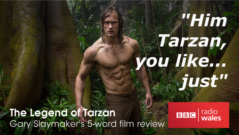 BBCRadioWales's tweet photo. Swinging into studio now - film guru Gary Slaymaker reviews @legendoftarzan with @elerision https://t.co/IcP0b8z5Ir https://t.co/tun1EZASec