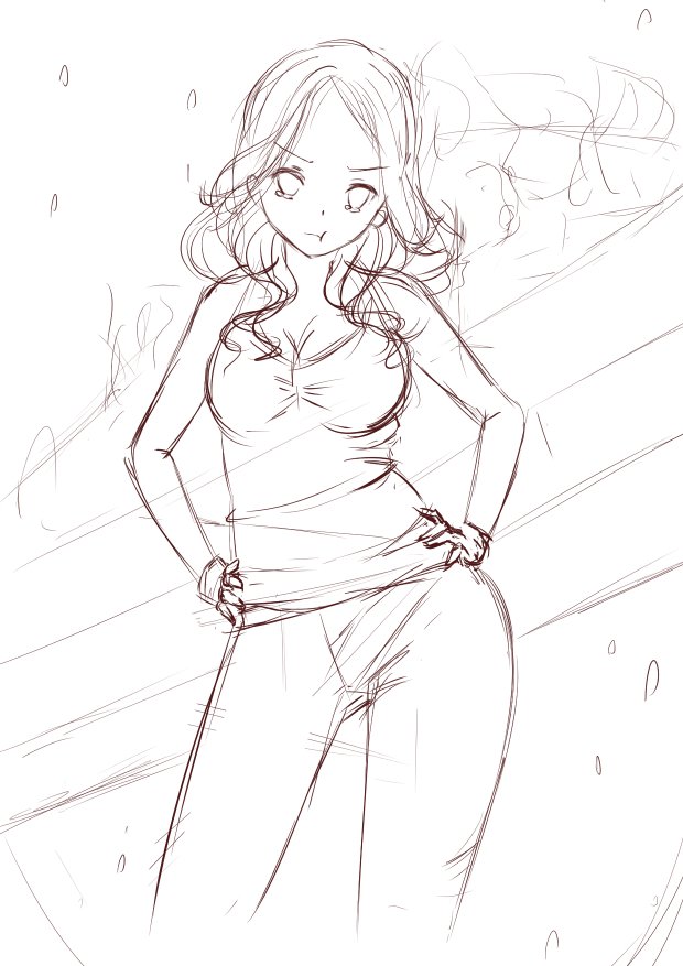 新作同人がなかなか進まない・・・
#落書き 