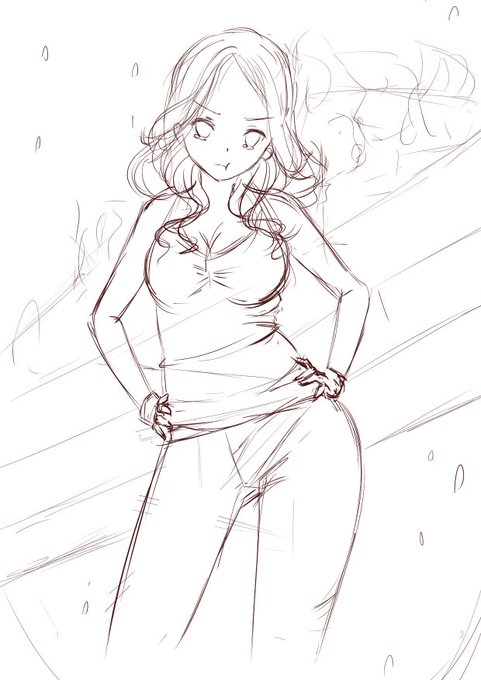 新作同人がなかなか進まない・・・
#落書き 