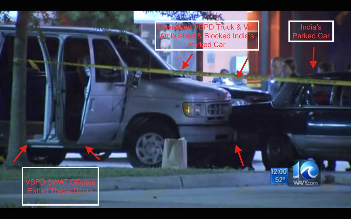 GinaBest's tweet photo. @GhOneTV - #IndiaKager #KILLED by 4 #VBPD #SWAT 09-05-15 w/4 m/o #BABY in car! #30Shots & #FlashBangGrenade! #HELP! https://t.co/sUrOg8xAuC