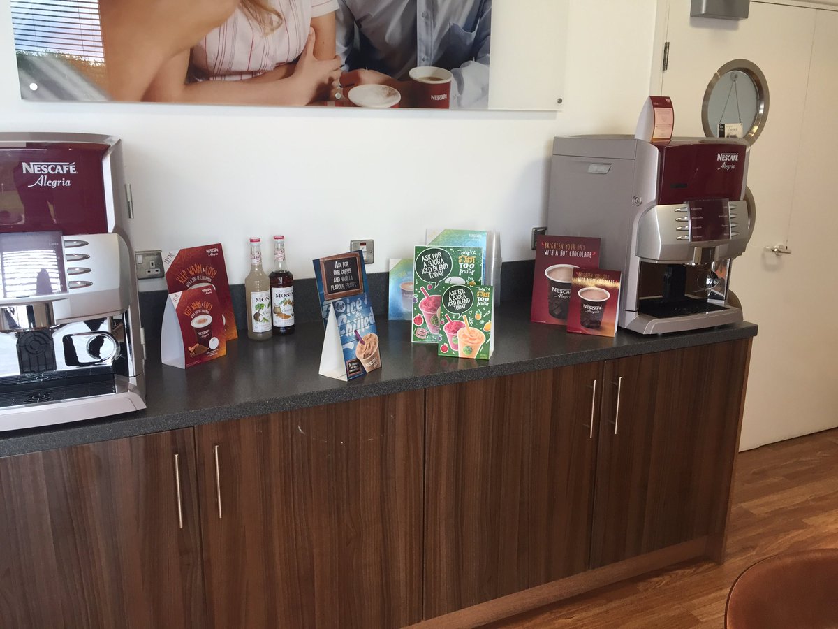 NProFrancesca's tweet photo. Refreshed POS at Nestle York. Available to all Nescafé Milano/Alegria & IBB customers #coffee #increasethroughput https://t.co/698FDtulu9