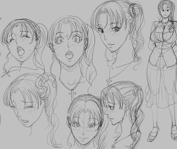 ボツキャラデザ 