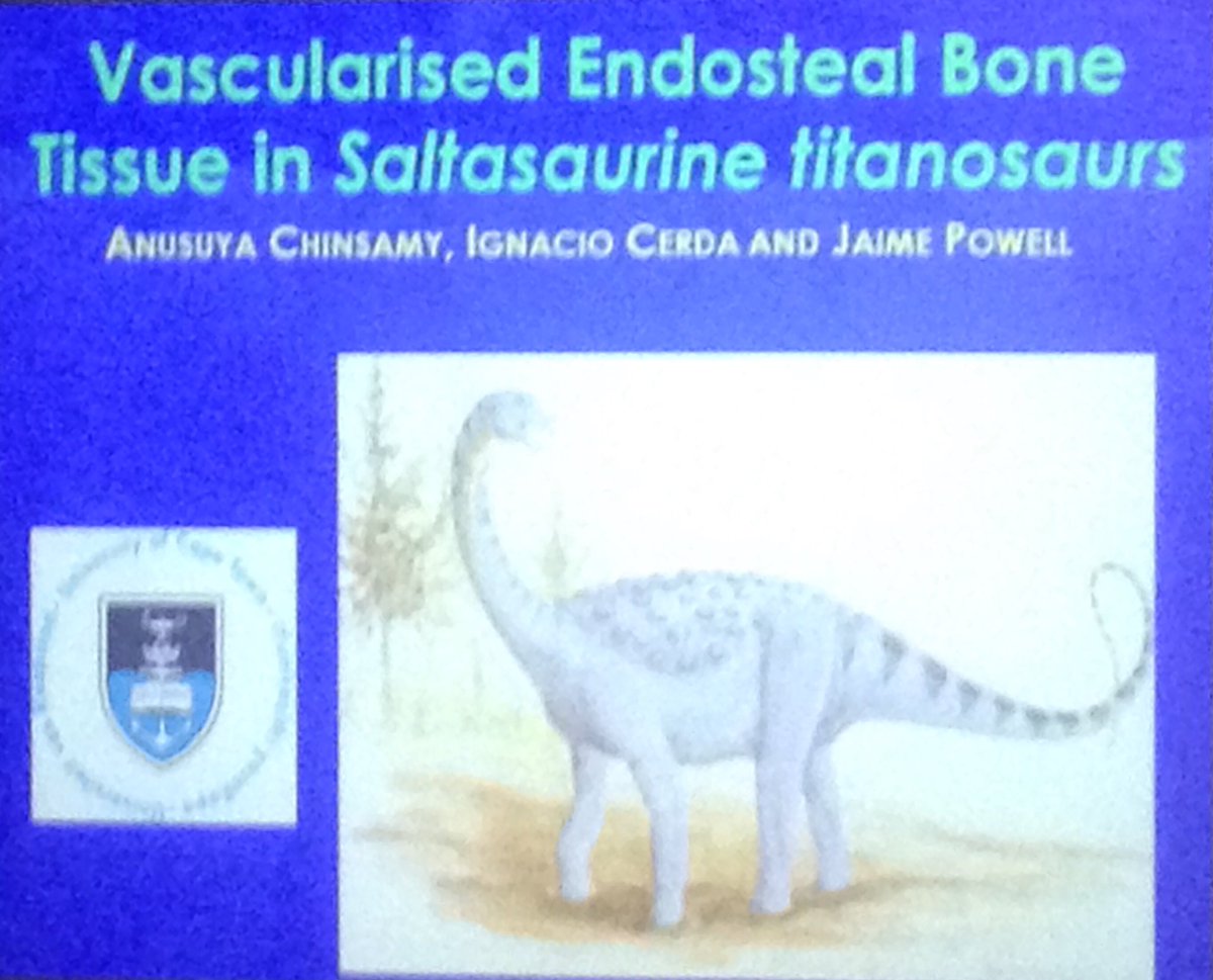 ESI_FossilLab's tweet photo. Dr. Anusuya Chinsamy-Turan from UCT concludes the histology symposium @ #PSSA2016 talking about a recent publication https://t.co/Q8WfnPC4NP