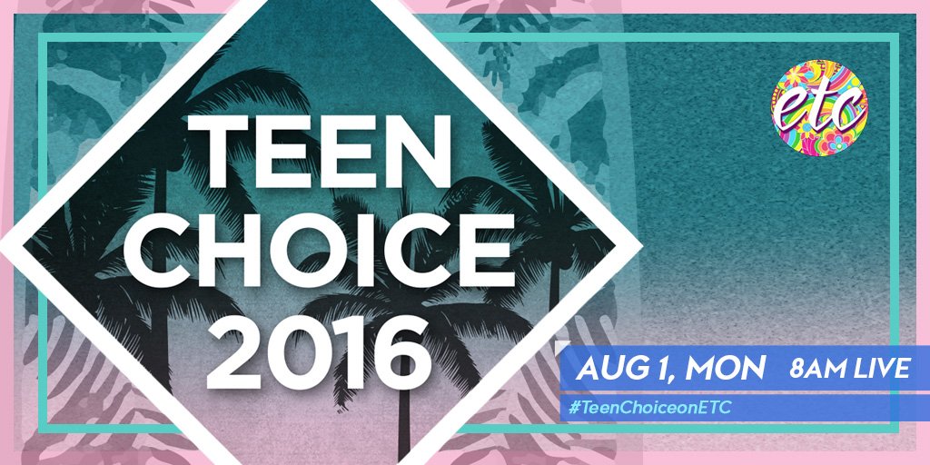 etc_channel's tweet photo. Get ready to shout it all out for your fandom! ❤️ #TeenChoiceonETC airs on August 1, 8AM! Save the date! https://t.co/9583hPyCl2