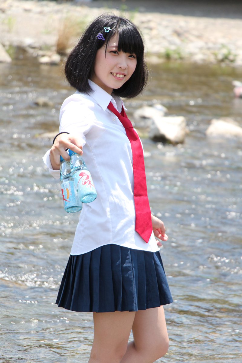 すん 夏休みのキラキラ ラムネ女子 ラムネ少女 ファインダー越しの私の世界 写真好きな人と繋がりたい ポートレート