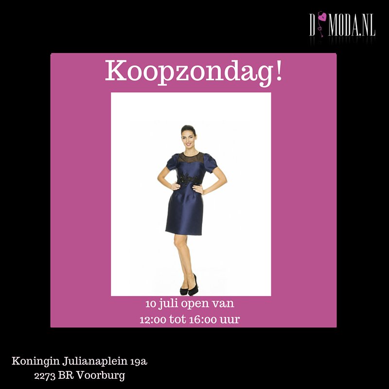 DModa_nl's tweet image. Aankomende zondag 10 juli is het weer koopzondag bij D-Moda! U bent van harte welkom tussen 12.00 en 16.00 uur.