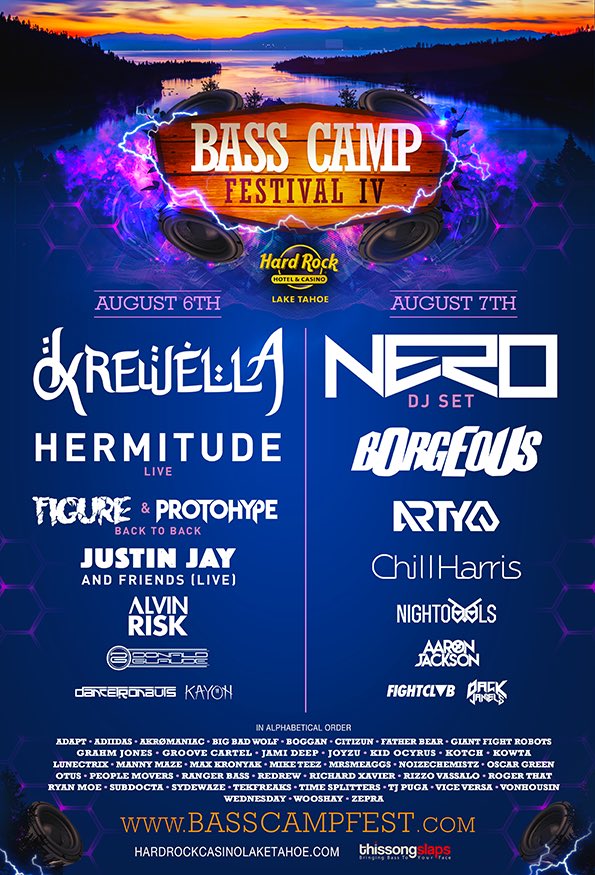 bestivals's tweet photo. @BassCampFest w/@Krewella @NeroUK @FIGHTCLVBMUSIC + more Tickets: https://t.co/rZC0VX3YuY #musicfestivals #bestivals https://t.co/iUKL5oBFzu
