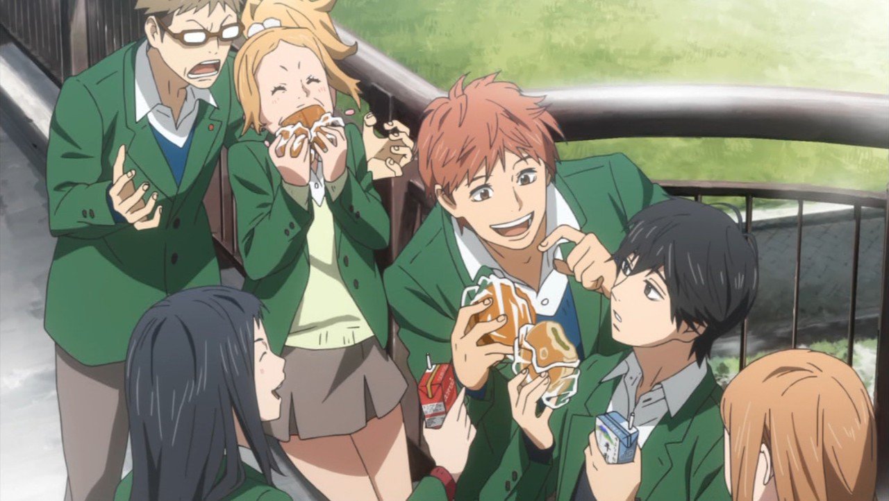 ムギ 夏アニメ最初はorange 映画も漫画もみてないから新鮮な気持ちで楽しめそう 感動系のアニメ っぽいけど 感動系だといつも最終回で号泣してしばらく脱け殻になっちゃうんだよなぁ 笑 とりあえず今後の展開に期待 Orange T Co R38f9ikxbh