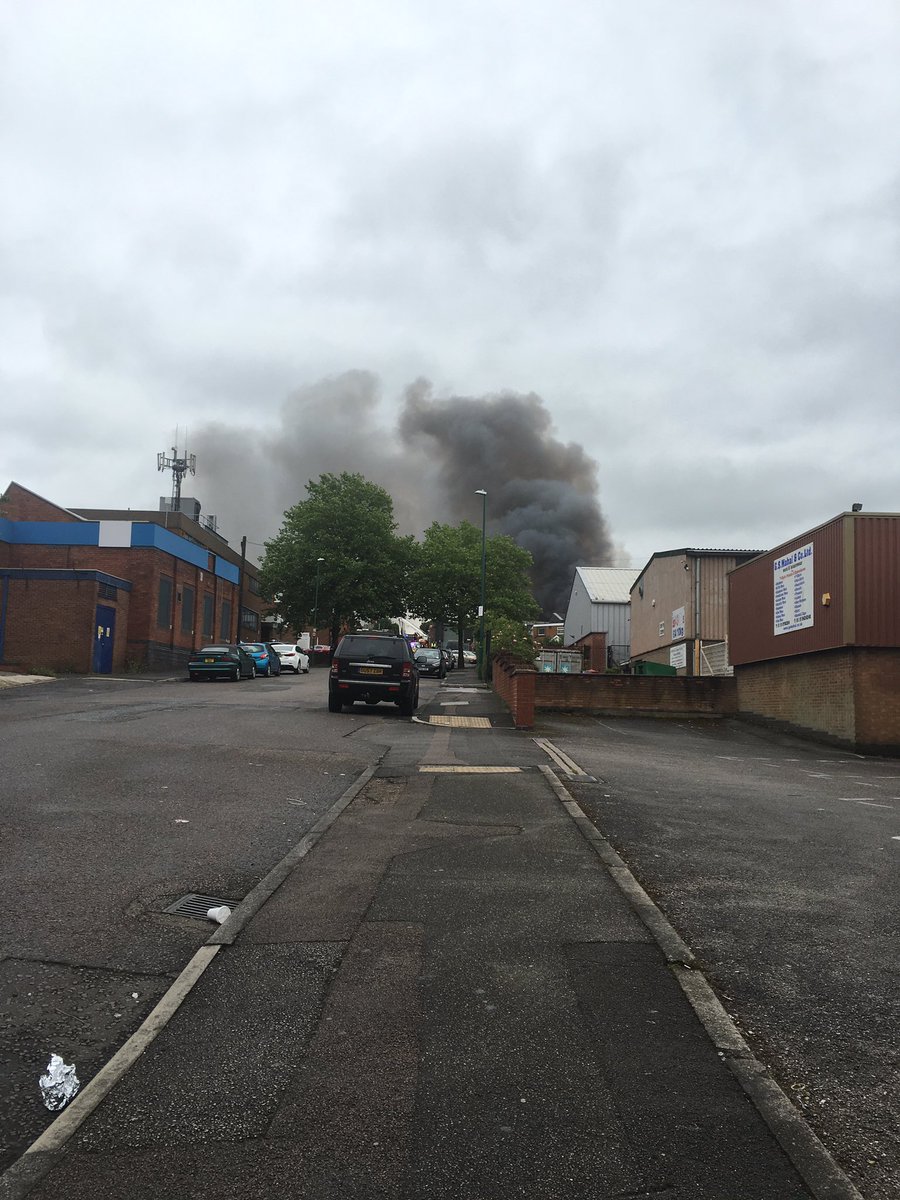 My view on the way to work this morn. Scary is an understatement. Hope nobody is hurt. @Nottingham_Post <a href="/nottsfire/">Nottinghamshire Fire and Rescue Service</a>