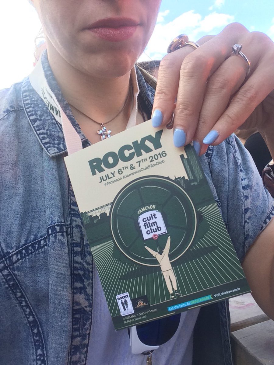 Kassiani_cheir's tweet photo. I am a huge fun of #Rocky & last night I was reminded why I love this cult film! Thank you #JCFF @JamesonIreland ☺️ https://t.co/dWTxg04za6