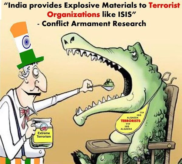 STanveer000's tweet photo. Nation that elected a terrorist will have no moral issues promoting terrorism in other countries.
#IndiaSupportsISIS https://t.co/YqNlmlrjl1