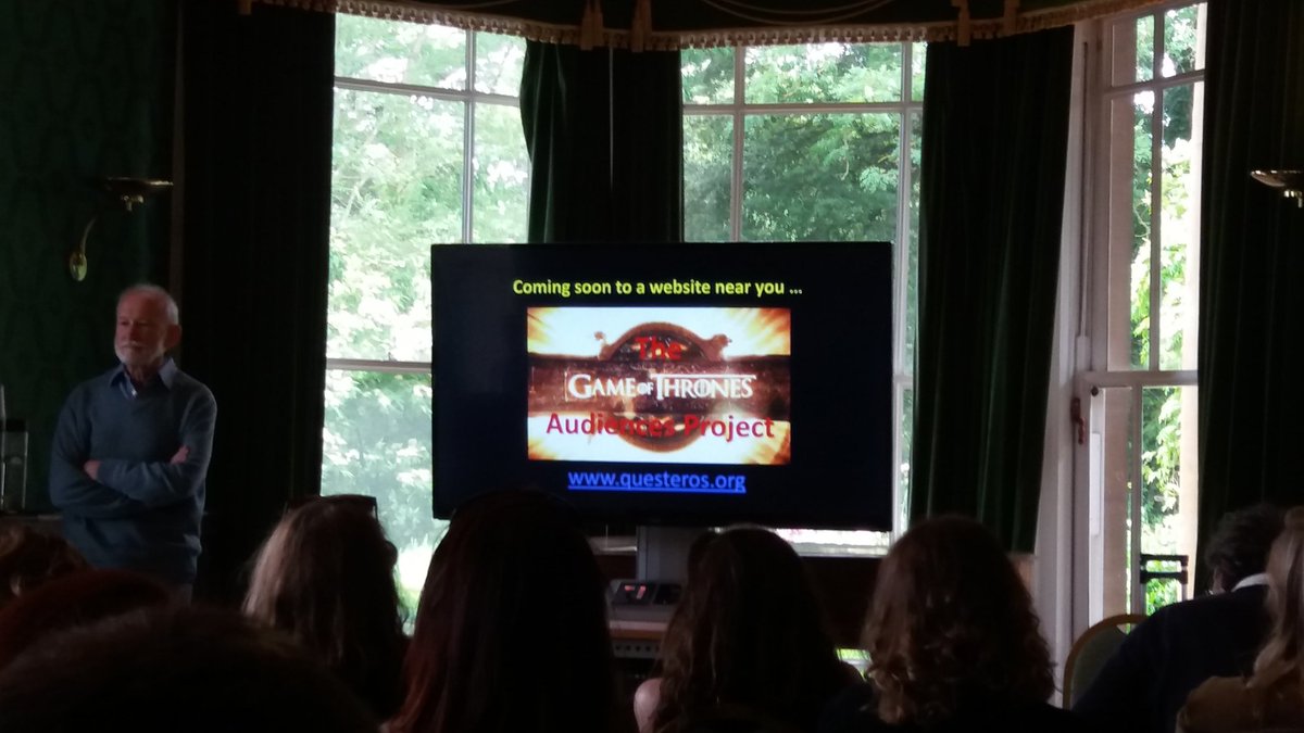 Big Audiences projects and Martin Barker's upcoming plans for #GameofThrones audiences #ICAconf2016