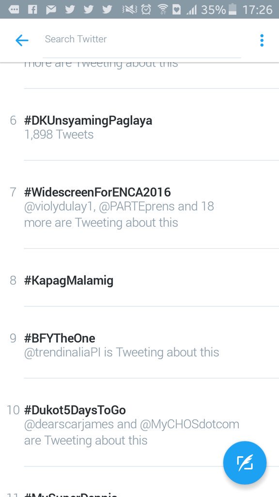tah_wheng's tweet photo. rank 7 na ang #WidescreenForENCA2016 tweet Lng ng tweet gang mag top spot... https://t.co/3yFxwBAT5Q