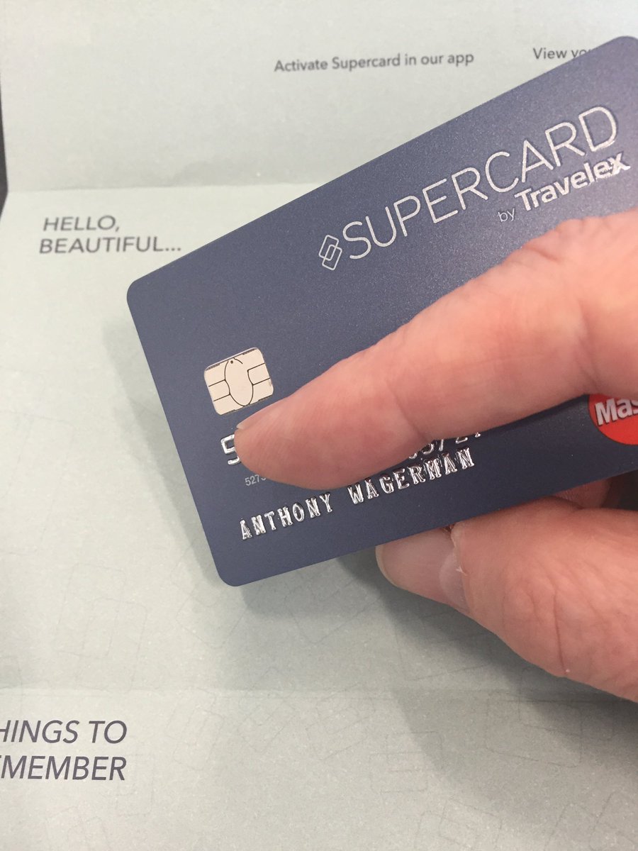 TonyW1961's tweet image. V excited using new @SupercardUK from @TravelexUK. And v. proud of our team who built this game-changing product.