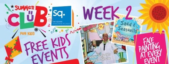 The Square Tallaght's free kids event continue today with a Science Show taking place between 2-5pm. <a href="/TheSqTallaght/">The Square, Tallaght</a>