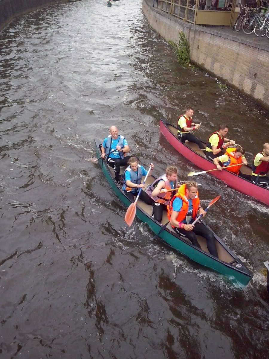 Survival_VENO's tweet image. Start in Leeuwarden en na een estafette per kano de stad weer uit.... #usr2016