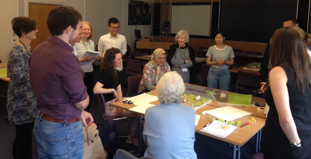 MMPresearch's tweet image. Everyone&apos;s loving Group Two&apos;s #codesigned landscape for dementia @BSG2016 #bsg2016