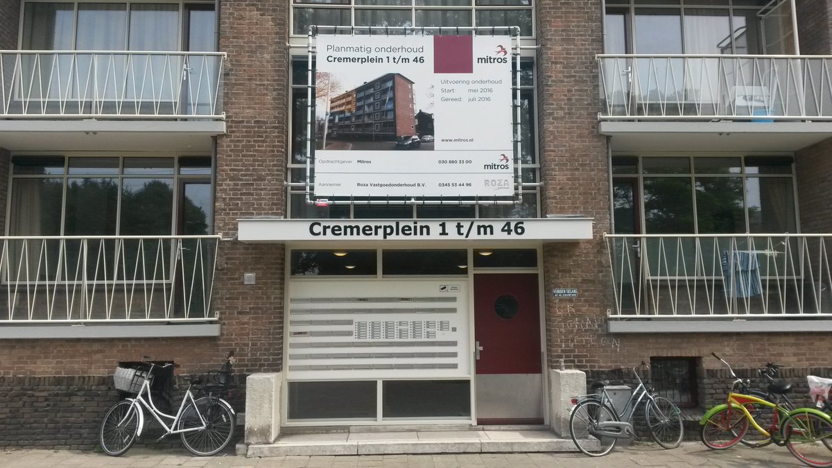 Opnieuw een mooi project voor @Mitros opgeleverd in Utrecht!