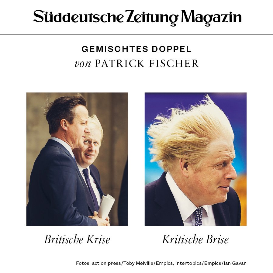 Mit freundlichen Grüßen nach Großbritannien. 

Aus dem neuen Heft, heute in der SZ.