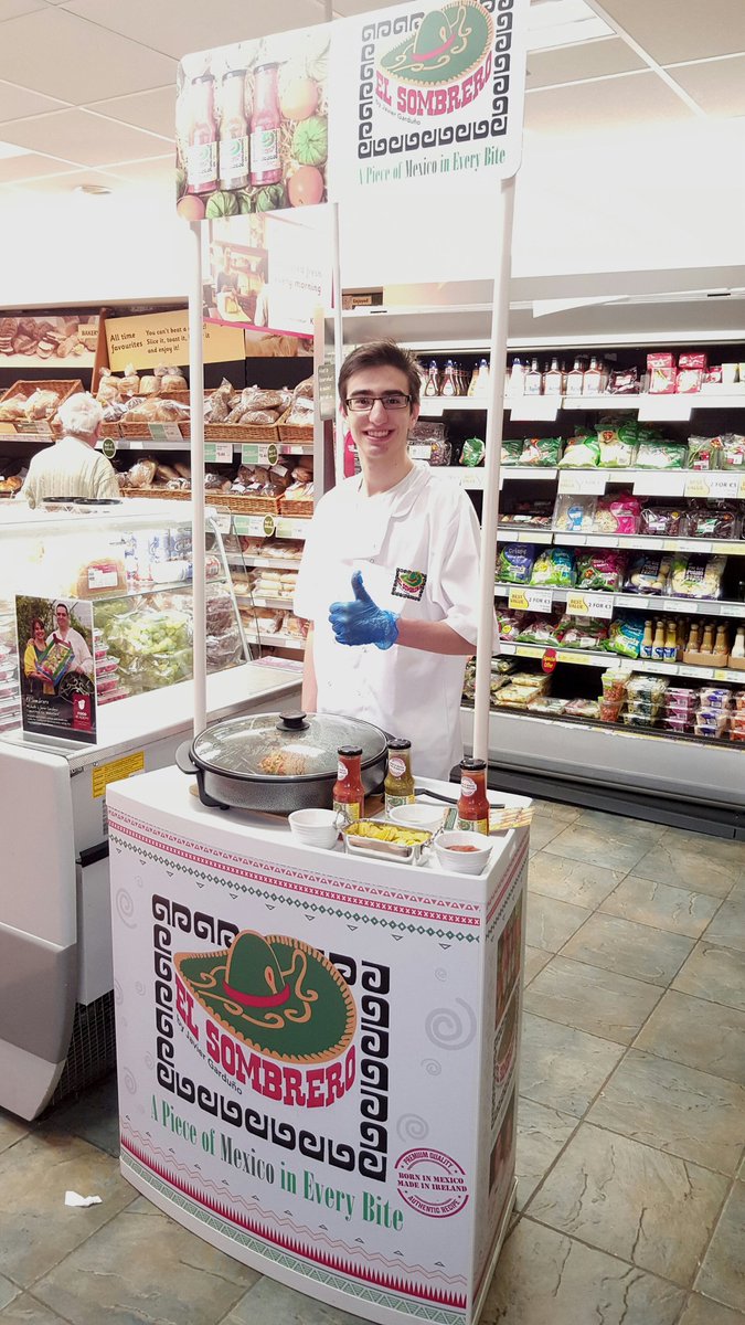 _el_sombrero's tweet photo. We're ready for another fantastic #FoodAcademy day at @SuperValuIRL #Callan with the new team member our son Felipe https://t.co/Dq2UHmLfuA