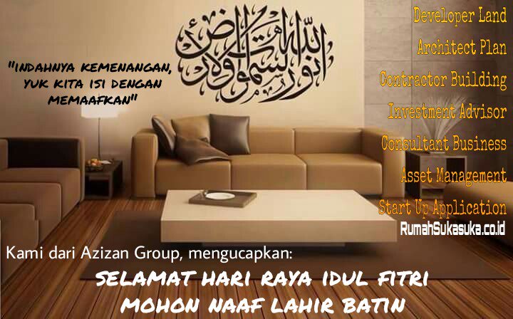 Nikmati berbagai kebahagiaan di rumah bersama keluarga tercinta.

"Enjoy eid mubarak"