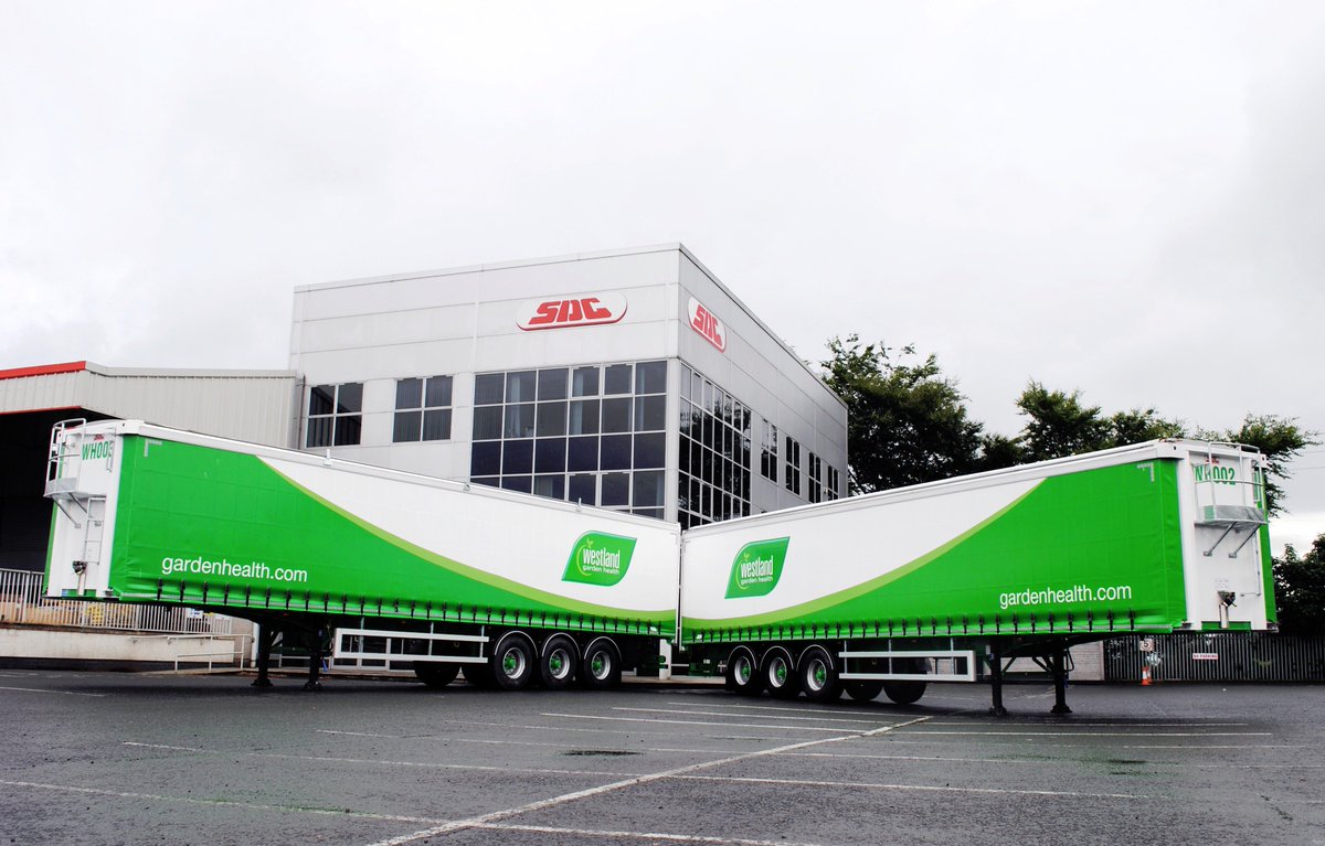 SDCtrailers's tweet photo. Open-top curtainsiders for Westland Garden Health #Builttoyourlogisticsrequirements #Westlandhorticulture https://t.co/Lh2DtORCYV