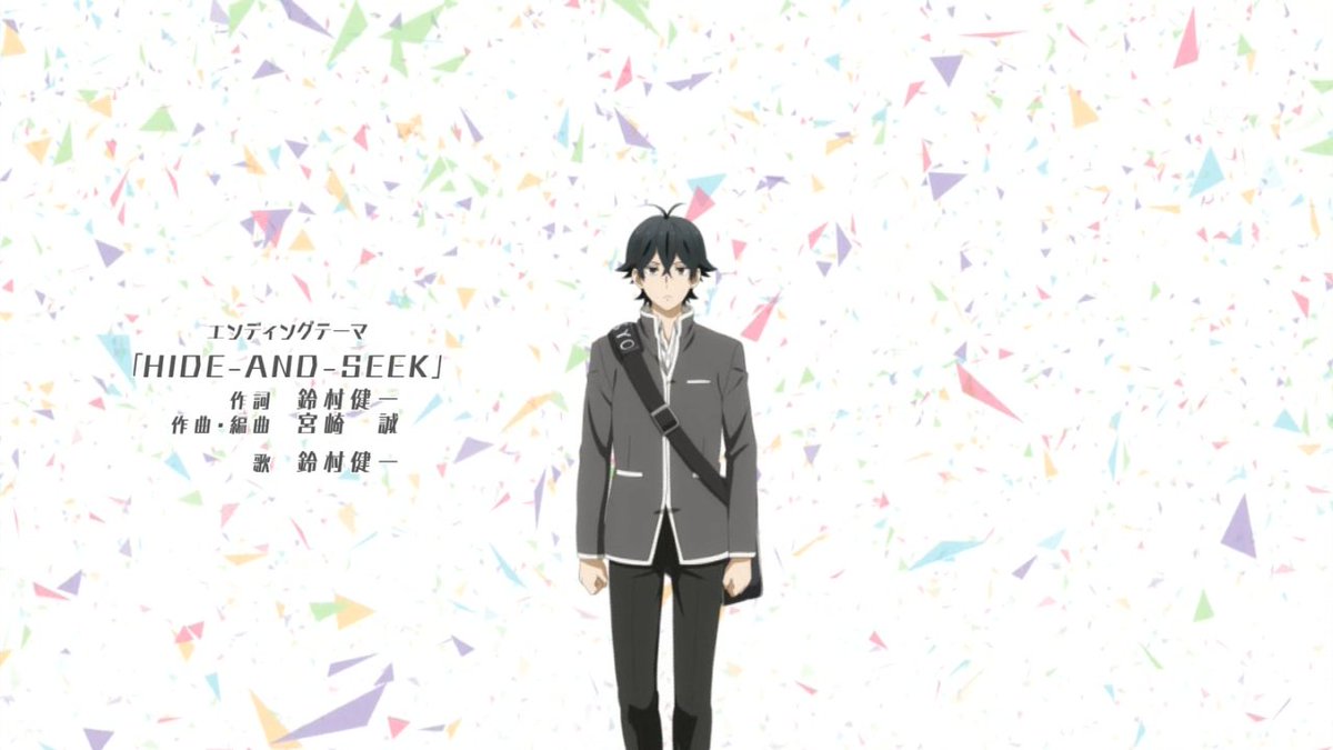 嘲笑のひよこ すすき Sur Twitter はんだくん ed Hide And Seek 作詞 歌は声優の鈴村健一さん はんだくん Handaanime ばらかもん
