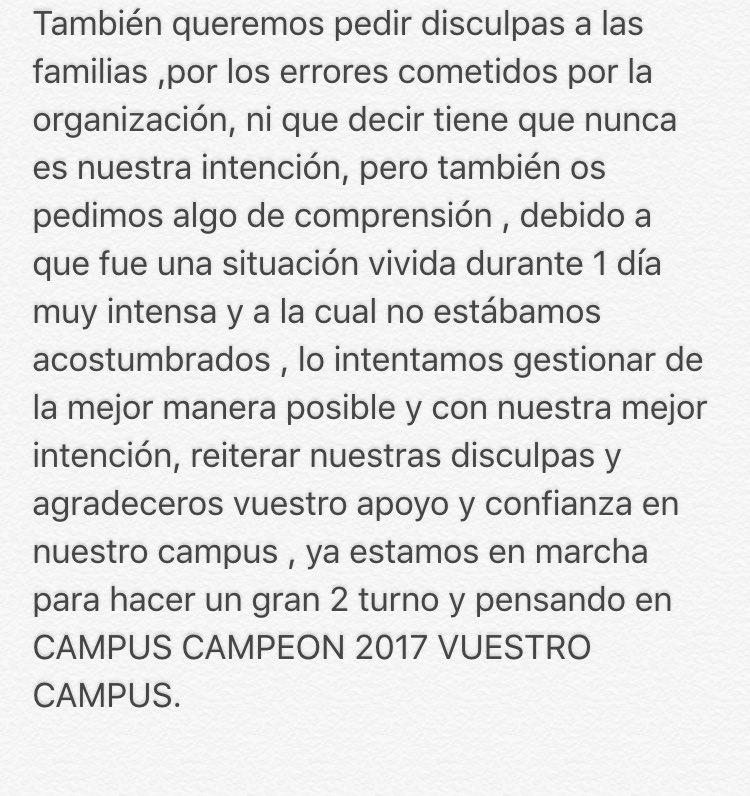 campuscampeon's tweet photo. Gracias por el apoyo y muestras de cariño , ya con ganas de Campus Campeon 2017. 
MUCHAS GRACIAS !! https://t.co/vBws4YZfuR