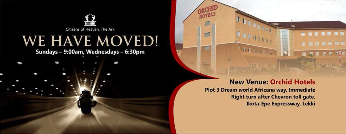 thearkinfo's tweet photo. Join us for our inspiring,blessed,knowledge and spirit filled services at our new Venue https://t.co/dnwLqFLn4b