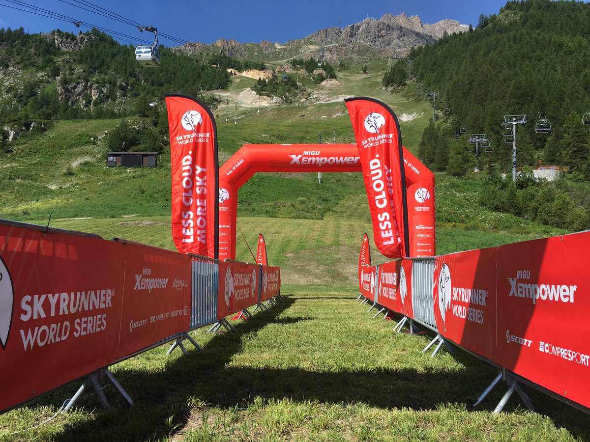 Skyrunning_com's tweet photo. Everything is ready in @valdisere for the mythical Face de Bellevarde VK!  Action starts at 5PM (CET) https://t.co/vU29UYPOXp