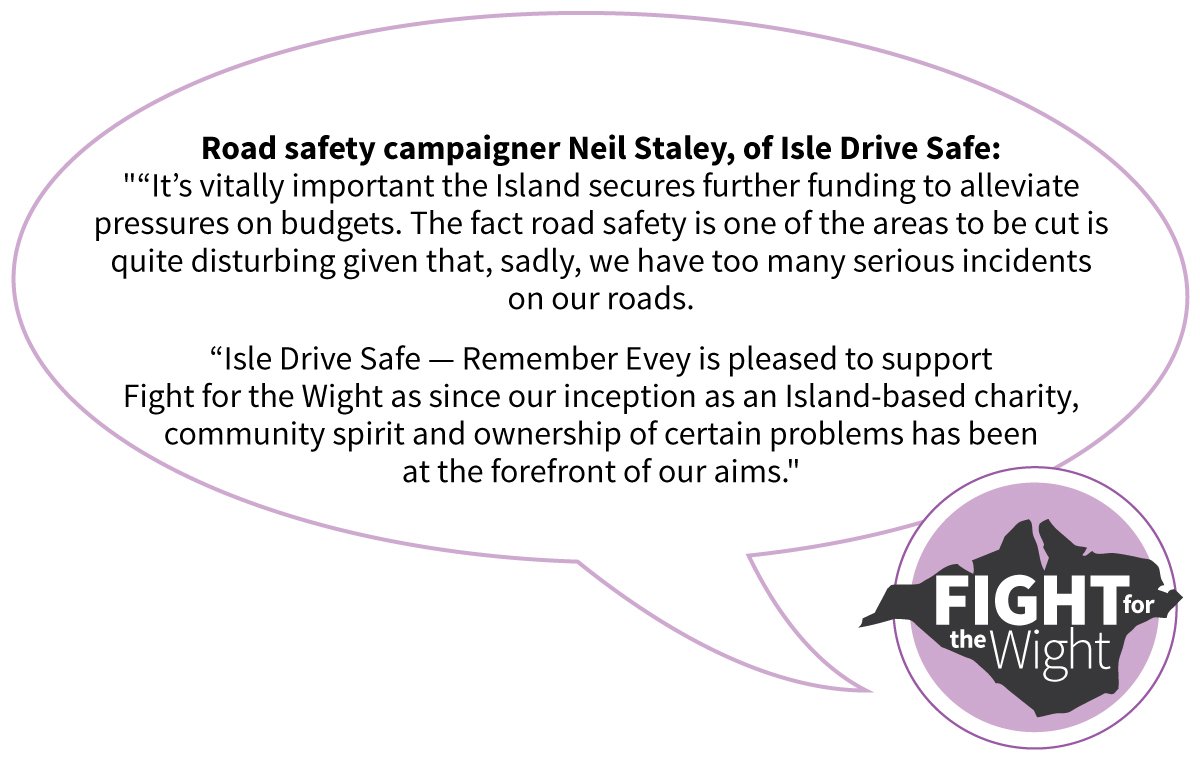 @IsleDriveSafeIW has backed Fight for the Wight. Have you?

fightforthewight.co.uk
