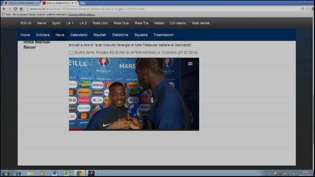 SkySport's tweet photo. VIDEO: Pogba ed Evra: fuoriclasse anche con il microfono https://t.co/TgdxVOXmOH #SkySport https://t.co/kPLpjveNcP
