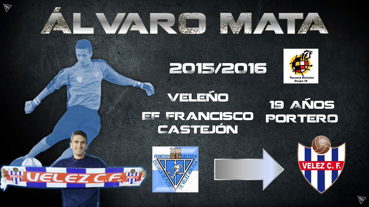 Armakhis's tweet photo. FICHAJES 16/17 - Tercera División Grupo 9

Alvaro Mata @MataAlvaro 

Del @EFFcoCastejon al @VELEZCFoficial https://t.co/mMebM8s5R7