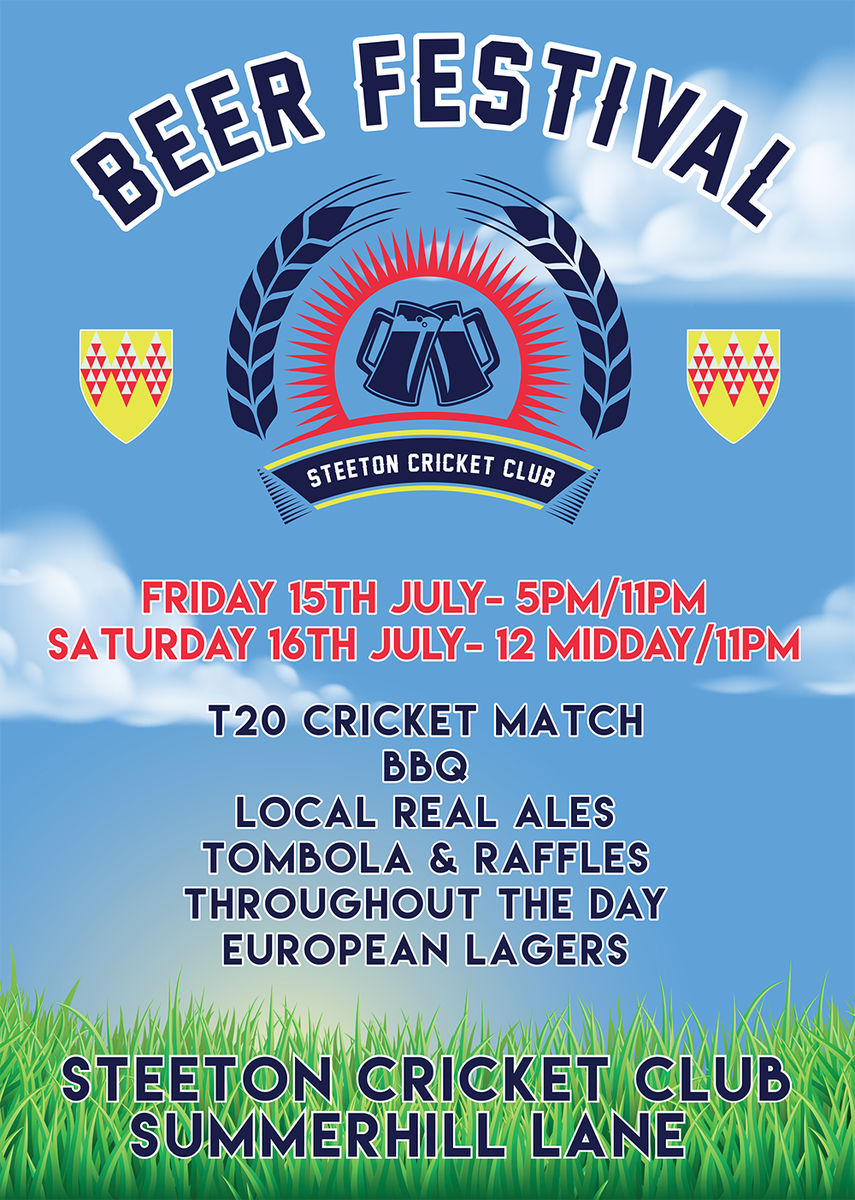 SteetonCricket's tweet photo. NOT LONG NOW! Any chance of a retweet to a support a local club gents? @flintoff11 @BumbleCricket @MichaelVaughan https://t.co/KQaGMUsJRC