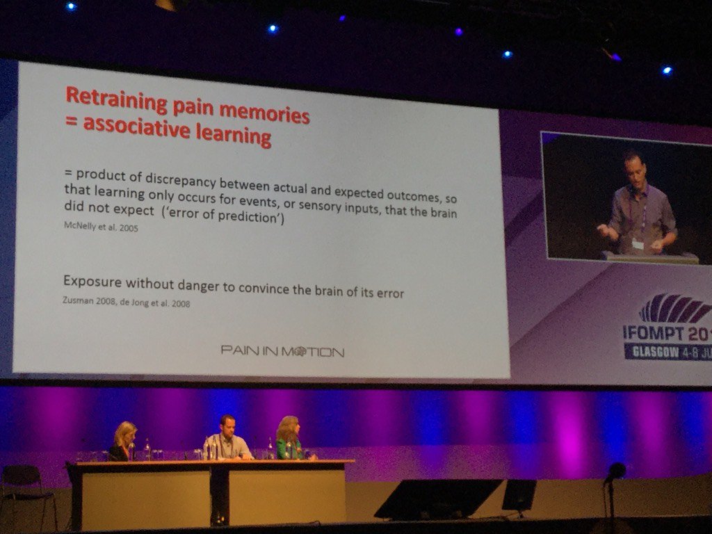 Retraining pain memories and associative learning, from Prof. Jo Nijs. #predictivecoding #IFOMPT2016 @PaininMotion