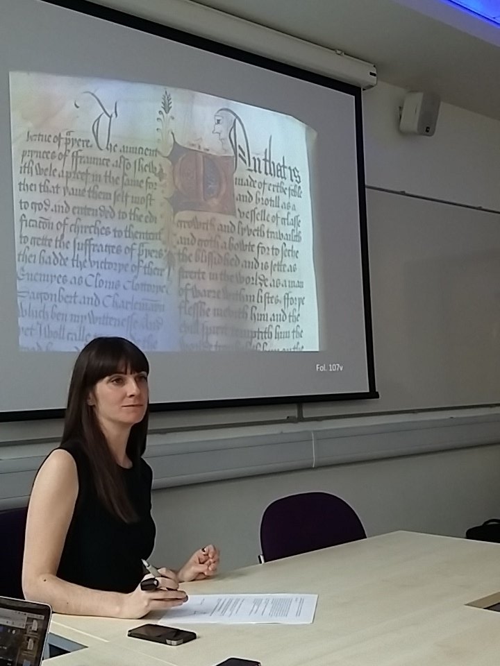 #medievalemotions Stephanie Downes on ornament and emotion in faces drawn in medieval texts