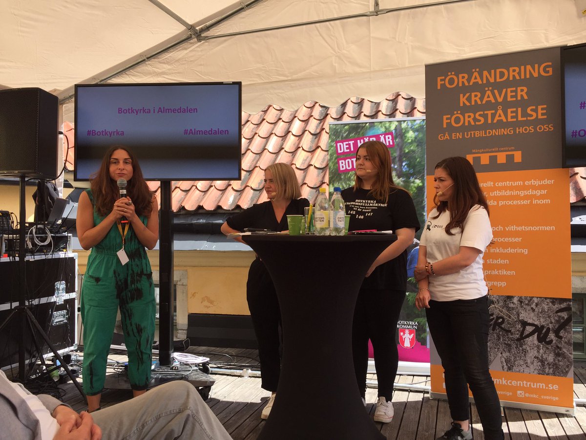 Intressant snack om organisering i orten hos @BotkyrkaKommun i Almedalen.